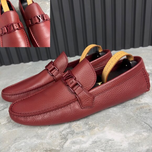 Louis Vuitton Other - Louis Vuitton Hockenheim Driving Moccasin Red Leather 10 LV or 11 US or 44 EUR